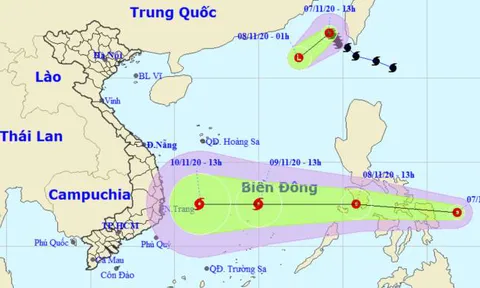 Bão số 11 vừa suy yếu, Biển Đông lại đón áp thấp nhiệt đới mới